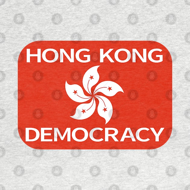 Democracy Hong Kong Flag by mailboxdisco